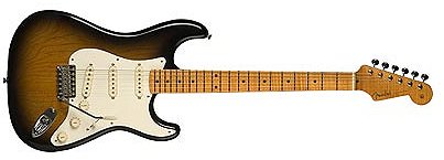 Stratocaster in two-tone sunburst